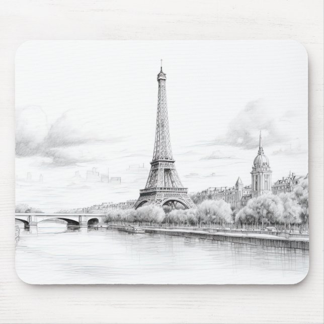 Tapis De Souris Paris France (Devant)