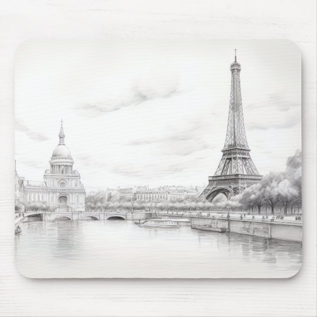 Tapis De Souris Paris France (Devant)