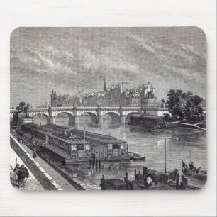 Tapis De Souris Paris moderne : Le Pont Neuf, 1845