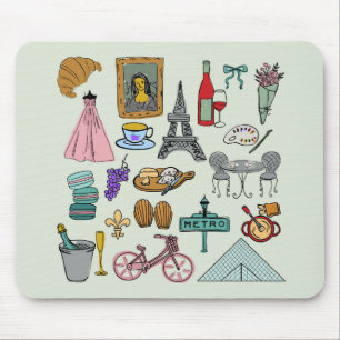 Tapis De Souris Paris romantique
