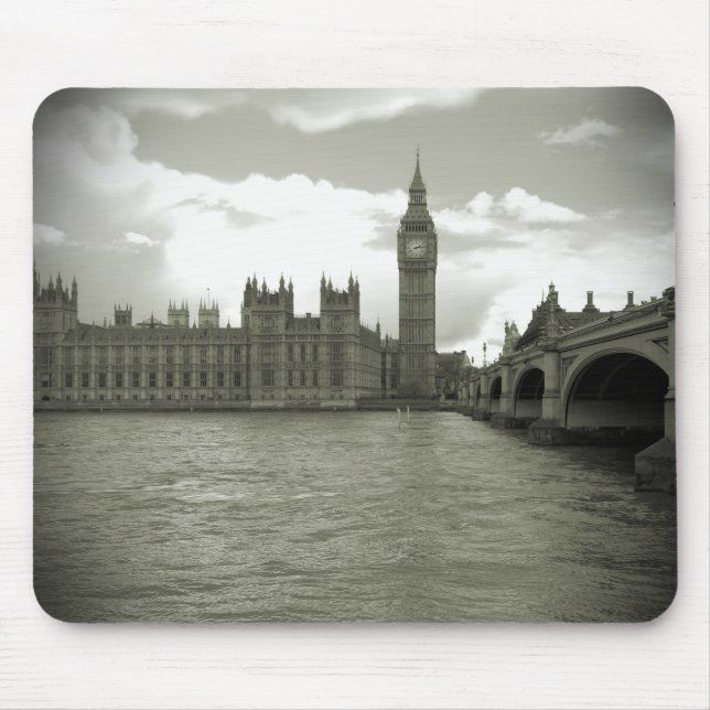Tapis De Souris Parlement - Tour Elisabeth - Big Ben Mousepad (Devant)