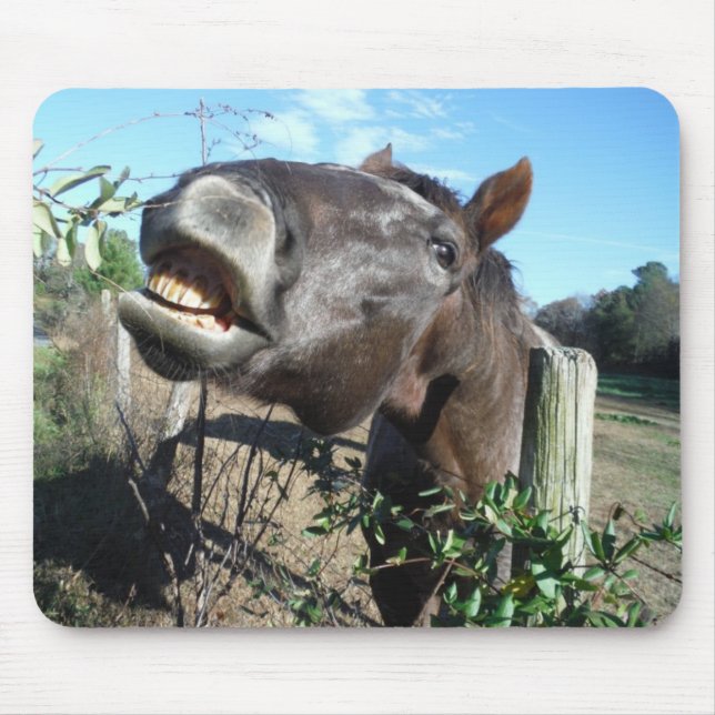 Tapis De Souris Parler de cheval Brown (Devant)