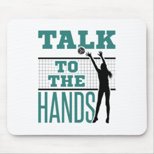 Tapis De Souris Parlez à Hands Funny Volleyball Middle Blocker