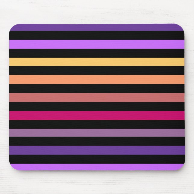 Tapis De Souris Parquet Stripes Mousepad (Devant)