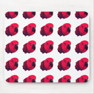 TAPIS DE SOURIS PARROIS ROUGE MOUSEPAD