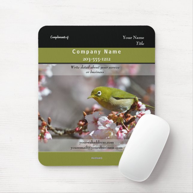 Tapis De Souris Parrot Mousepad promotionnel - HAMbyWG (Avec souris)