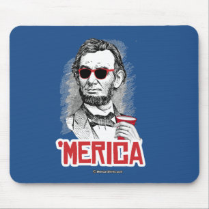 Tapis De Souris Partie d'Abraham Lincoln 'Merican