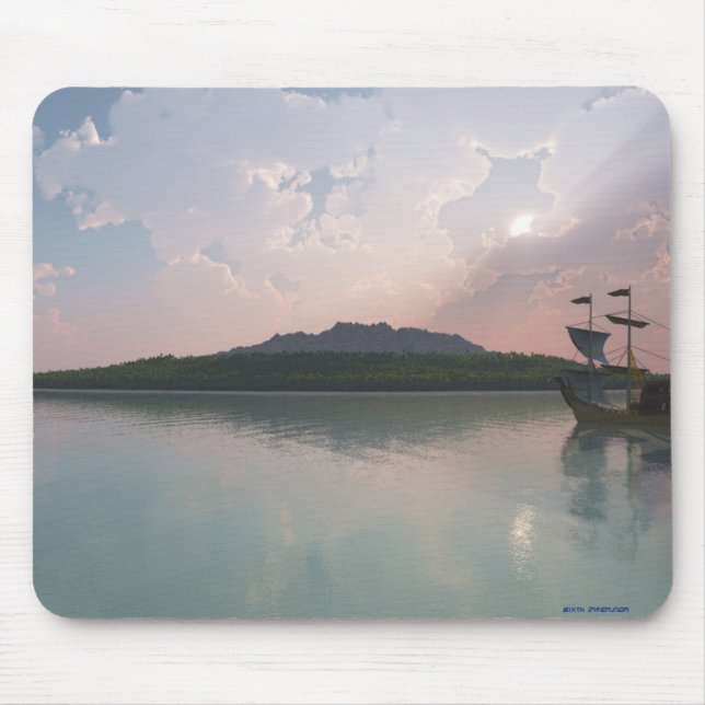 Tapis De Souris Partie oubliée Mousepad d'archipel (Devant)