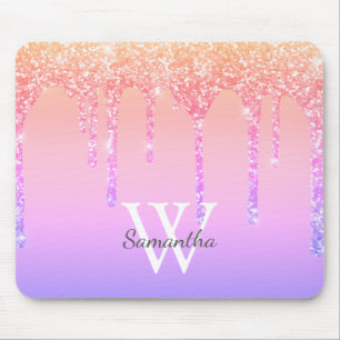 Tapis De Souris Parties scintillant arc-en-ciel de fille Éclairage