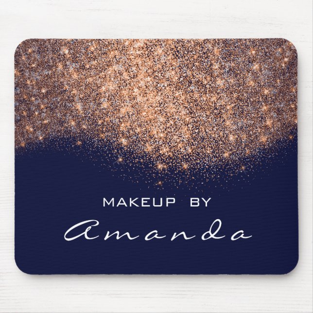 Tapis De Souris Parties scintillant Beauty Studio Maquillage Cuivr (Devant)