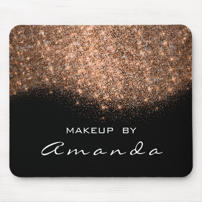 Tapis De Souris Parties scintillant Beauty Studio Maquillage Cuivr (Devant)