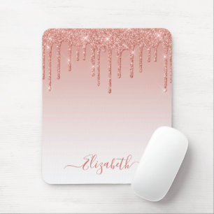 Tapis De Souris Parties scintillant de  de script moderne et tenda