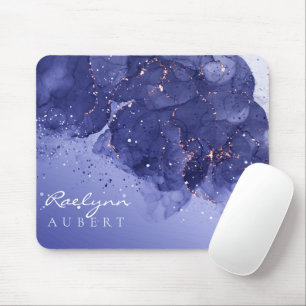 Tapis De Souris Parties scintillant d'encre couleur violet foncé p