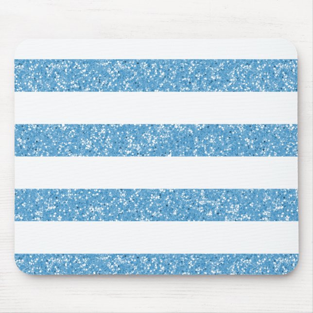 Tapis De Souris Parties scintillant étincelante Stripes Mousepad (Devant)