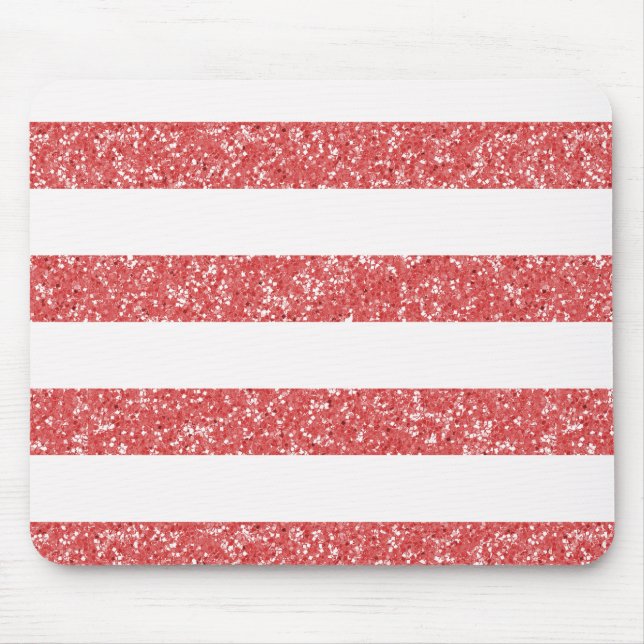 Tapis De Souris Parties scintillant étincelante Stripes Mousepad (Devant)