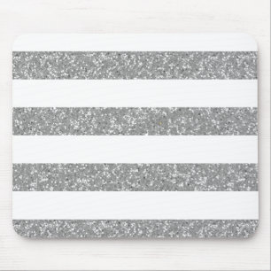 Tapis De Souris Parties scintillant étincelante Stripes Mousepad