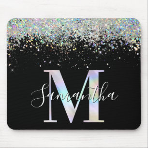 Tapis De Souris Parties scintillant holographique Faux Iridescente