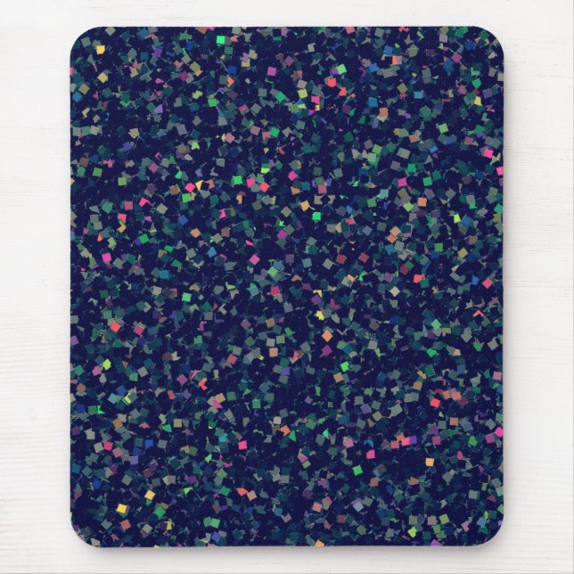 Tapis De Souris Parties scintillant multicolore Confetti (Devant)
