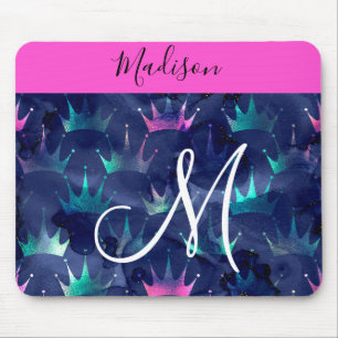 Tapis De Souris Parties scintillant rose chaud étincelles Mermaid