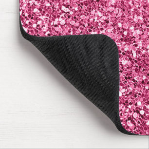 Tapis De Souris Parties scintillant rose éblouissante