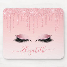 Parties scintillant rose tendance moderne Lashes S