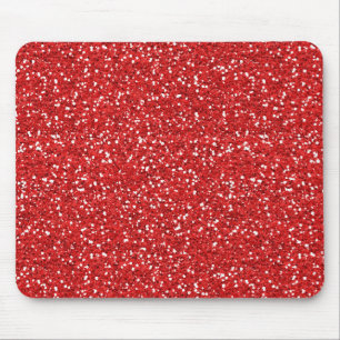 Tapis De Souris Parties scintillant rouge
