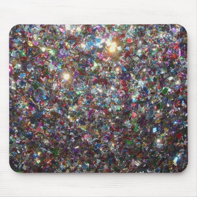 Tapis De Souris Parties scintillantes de confettis (Devant)