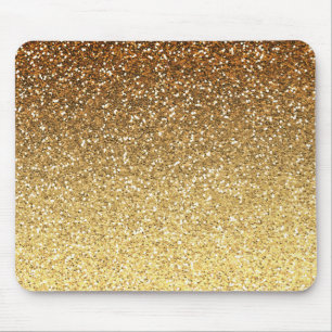 Tapis De Souris Parties scintillantes Ombre de Faux d'or