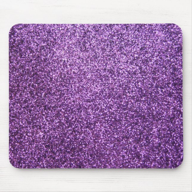 Tapis De Souris Parties scintillantes pourpres de Faux (Devant)