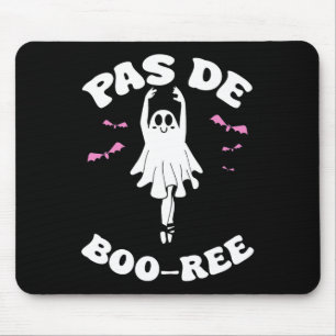 Tapis De Souris Pas De Boo-rée Funny Ballet Ghosts Danse Halloween