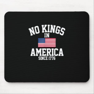 Tapis De Souris Pas de rois en Amérique Drapeau USA Rétro Style Co