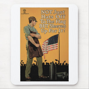 Tapis De Souris Pas seulement des Casquettes éteints au drapeau