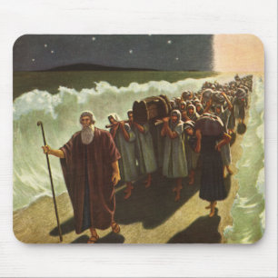 Tapis De Souris Passage de la Mer Rouge par Moïse, Religion Vintag