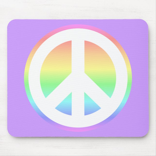 Tapis De Souris Pastel Rainbow (Devant)