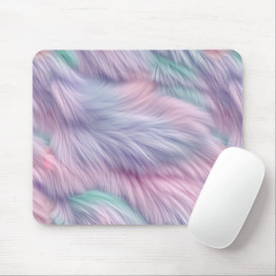 Tapis De Souris Pastel Rainbow Fur