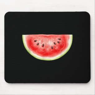 Tapis De Souris Pastèque Été Aquarelle Fruit Tranches Juteux