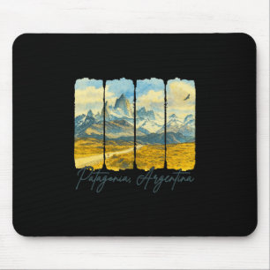 Tapis De Souris Patagonia Argentine Voyage Coup de pinceau Patagon