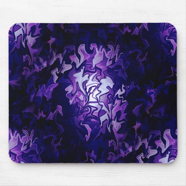 Tapis De Souris Patch de chou pourpre... (Devant)