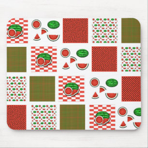 Tapis De Souris Patchwork de pastèque
