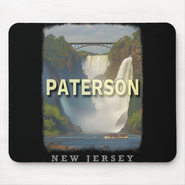 Tapis De Souris Paterson New Jersey Nj Waterfall Wonderland Sd617  (Devant)