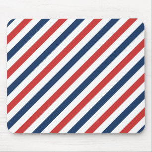 Tapis De Souris Patriotique Rouge Blanc et Bleu
