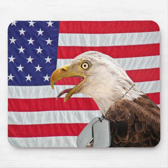 Tapis De Souris Patriotisme américain (Devant)
