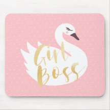 Patron de fille | Chic Girl White Swan & Polka Dot