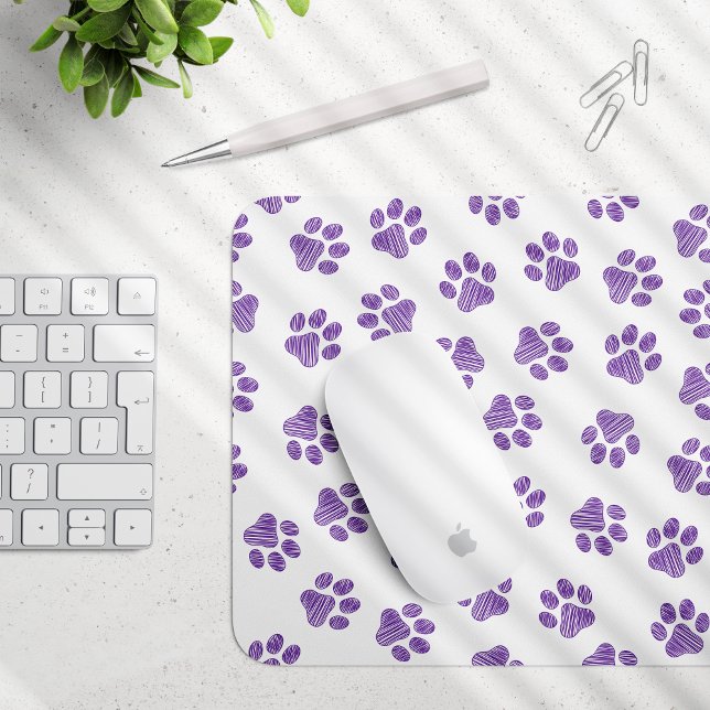 Tapis De Souris Patrouilles de Doodle, Paws de Chien, Paws De Purp (Créateur téléchargé)