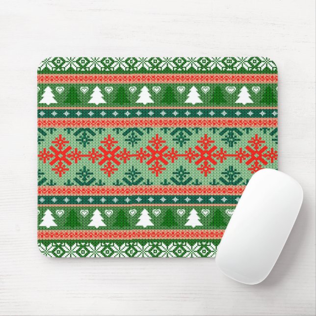 Tapis De Souris Patters de Christmas (Avec souris)