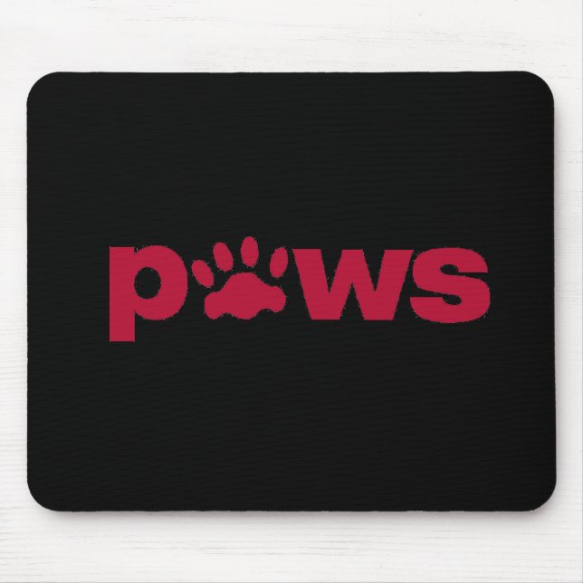 Tapis De Souris PATTES élémentaires Mousepad de Lamar (Devant)