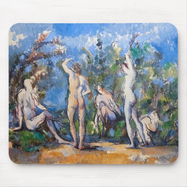 Tapis De Souris Paul Cezanne - Cinq Bathères (Devant)