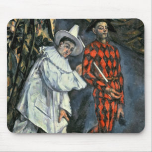 Tapis De Souris Paul Cezanne Pierrot et harlequin, 1888