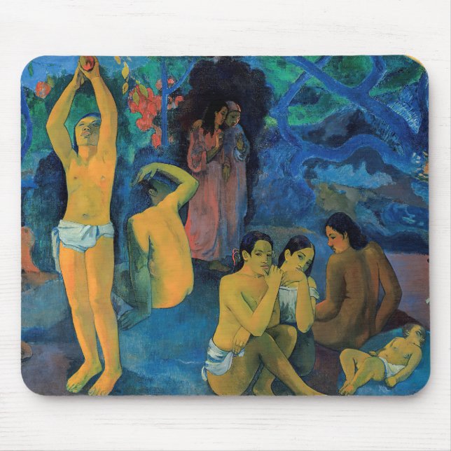 Tapis De Souris Paul Gauguin - D'Où Sommes-Nous Venus ? (Devant)