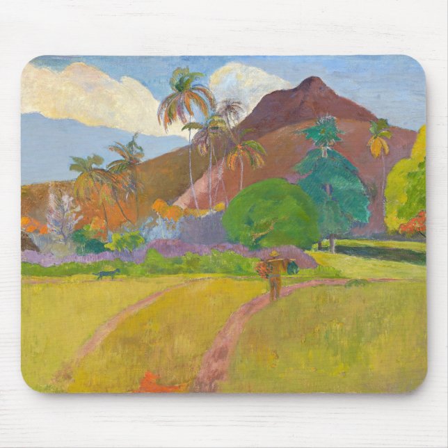 Tapis De Souris Paul Gauguin - Paysage tahitien (Devant)